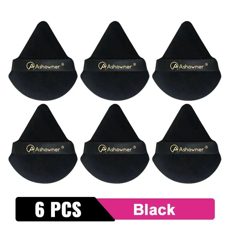 Velvet Triangle Makeup Sponge Set: Precision Beauty Sponges for Flawless Application