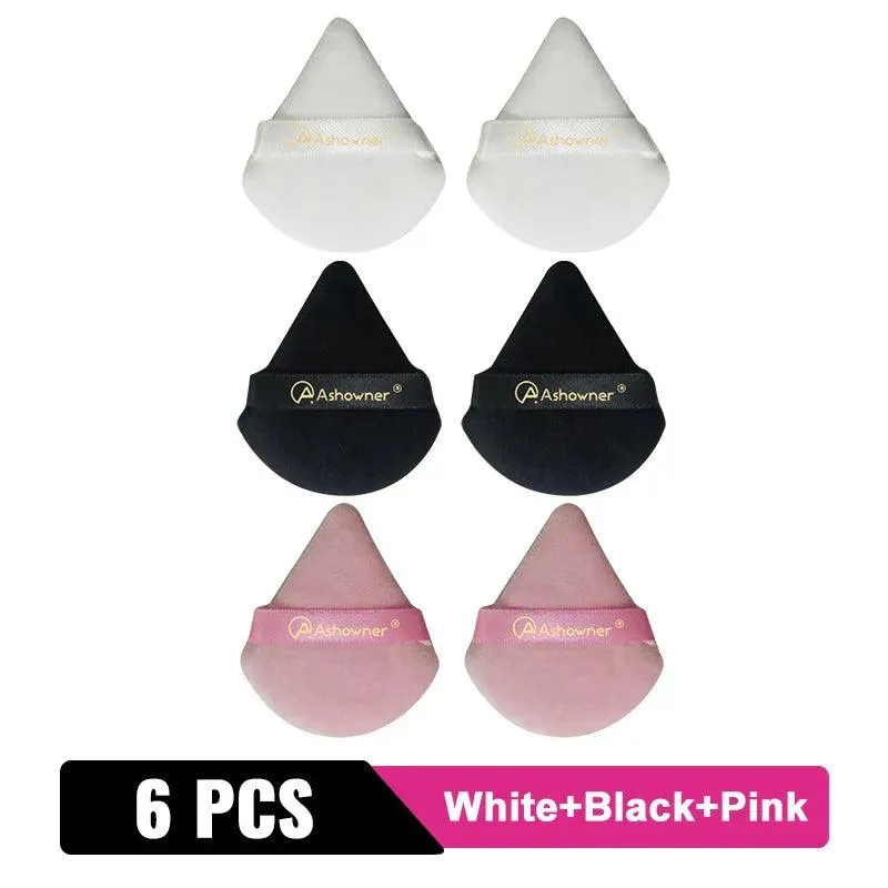 Velvet Triangle Makeup Sponge Set: Precision Beauty Sponges for Flawless Application