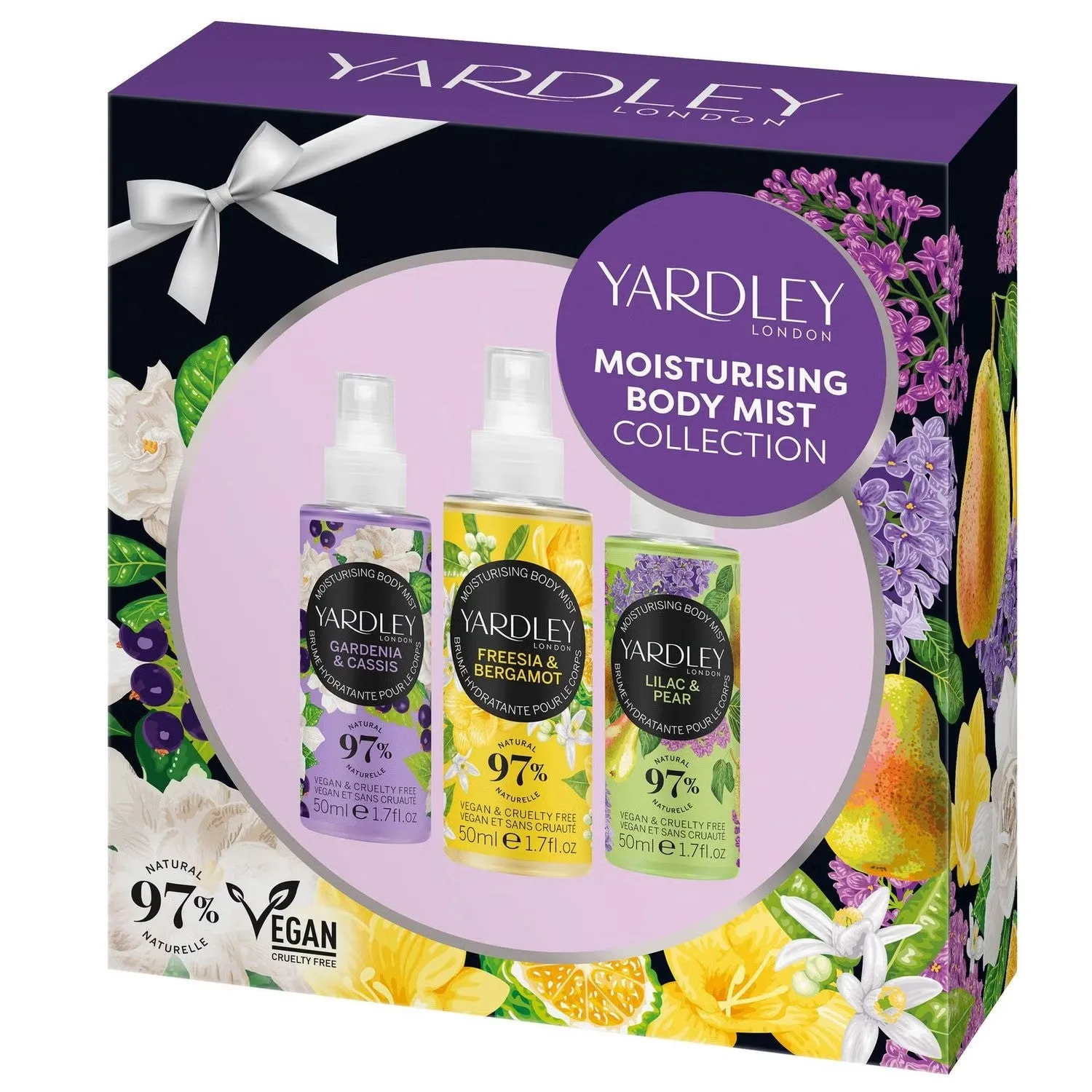 Yardley Floral Moisturising Body Mist Collection Gift Set